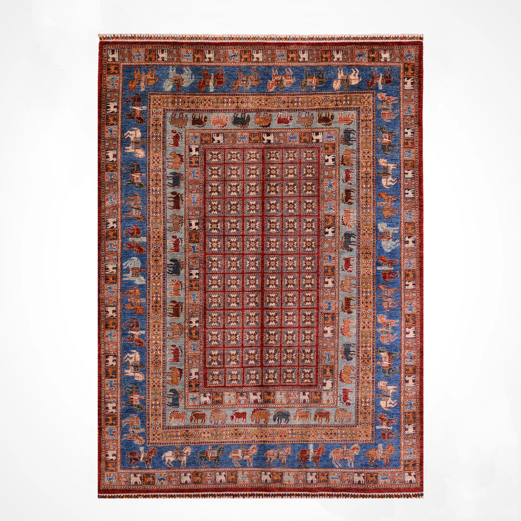 Handwoven Wool Rug – Natural Dyed