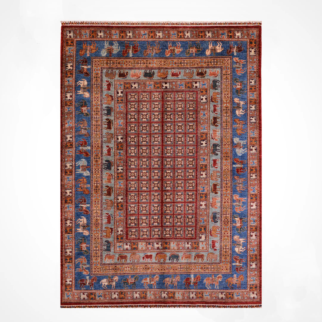 Handwoven Wool Rug – Natural Dyed